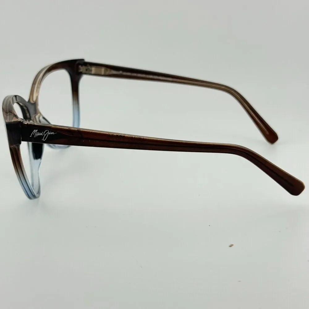 Maui Jim Italy‎ Olu Olu MJ537-01F 57-17-140 Brown/Blue Sunglasses Frame H12844